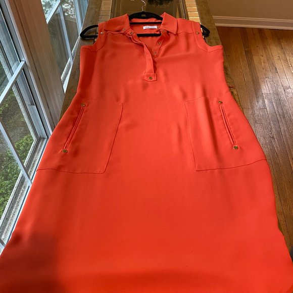 Calvin Klein Dresses & Skirts - Orange Calvin Klein Dress